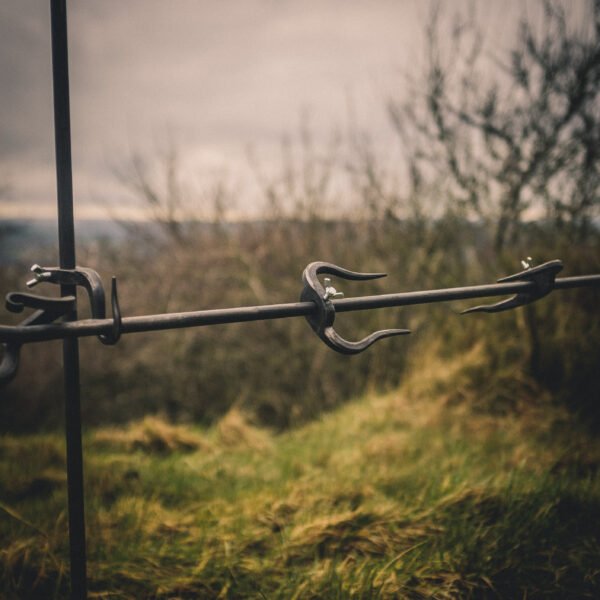 Hand Forged Spit Kit for Campfire Tripod - Image 7