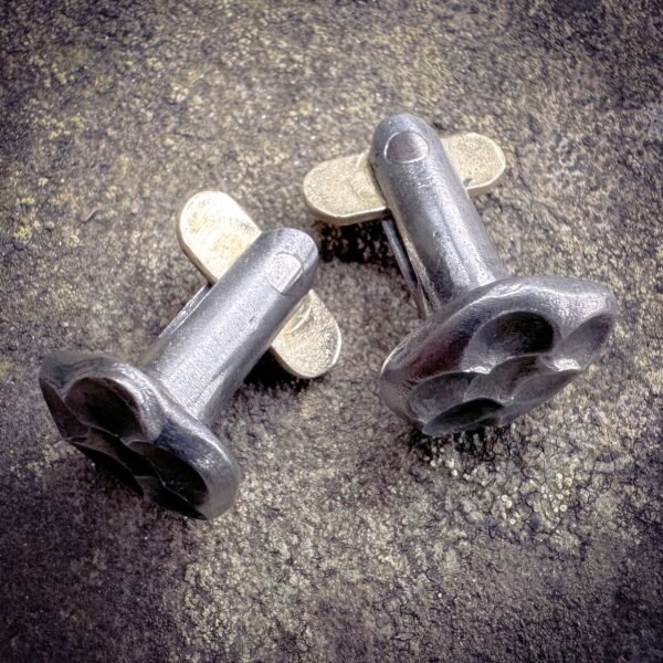 Hand Forged Flower Cufflinks - Image 5